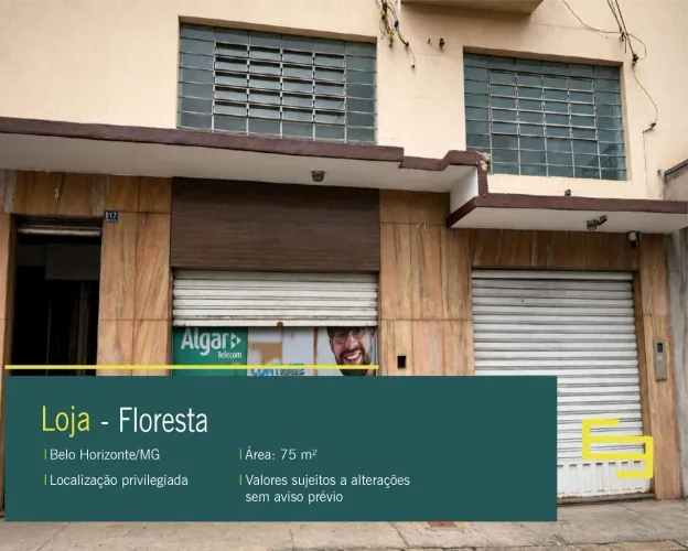 Loja para aluguel, Floresta - Belo Horizonte/MG