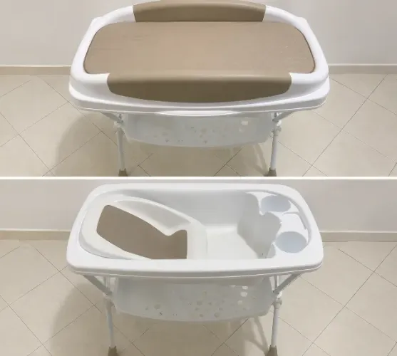 Banheira de bebê Galzerano com suporte