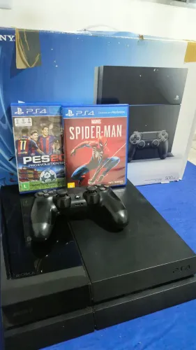 Playstation 4 fat de 1TB completo caixa e controle original somente venda em jundiai 