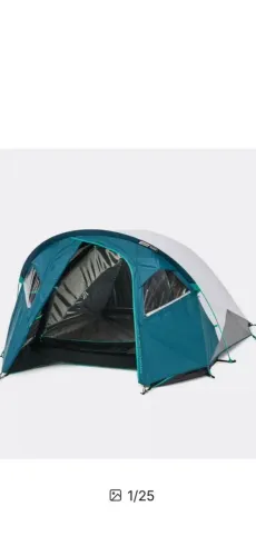 Barraca Quechua 3 pessoas MH100 Fresh e Black<br>Quechua 3 Pessoas Mh100 