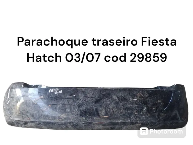 Parachoque traseiro Fiesta hatch 