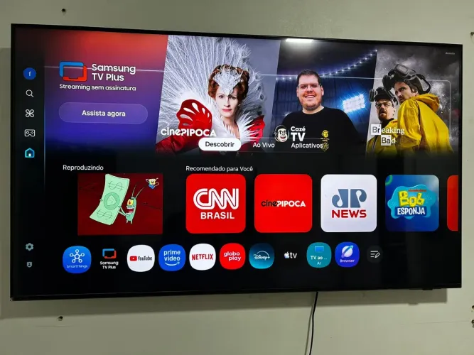 Tv 50 smart Samsung Crystal uhd 4k com NF modelo novo (entrego)