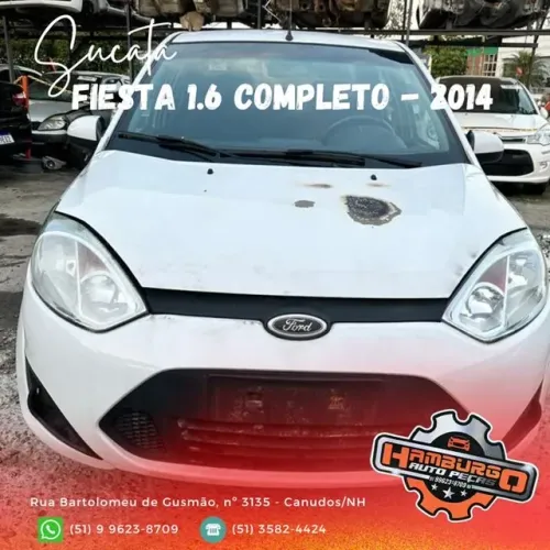 Sucata Fiesta 1.6 completo 2011