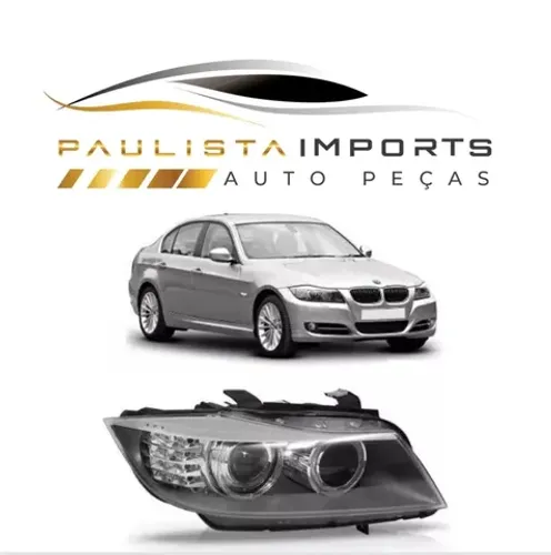Farol Bmw 318 320 2008 2009 2010 2011 2012 ( Xenon Led Novo )
