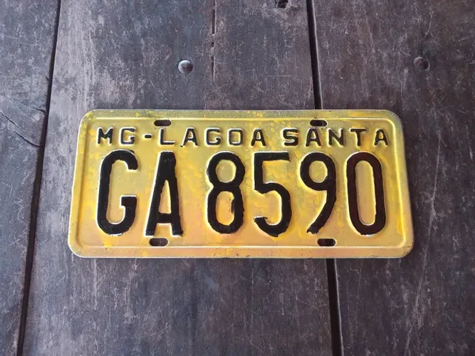 Placa antiga *