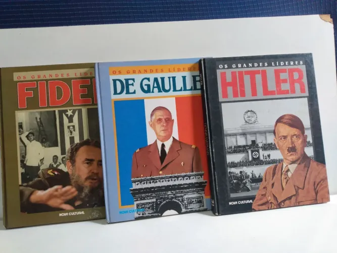 Livros Os Grandes Líderes: Fidel, De Gaulle e Hitler