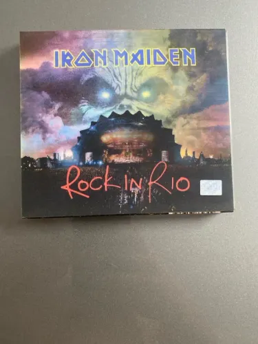 Cd Iron Maiden Rock In Rio capa Holográfica importado duplo 