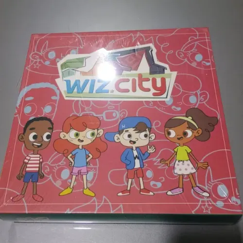 Jogos de Tabuleiro e cartas Wiz City para Crianças, idioma Inglês