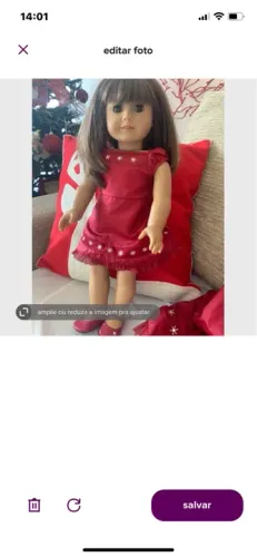 Boneca American girl original edição natal