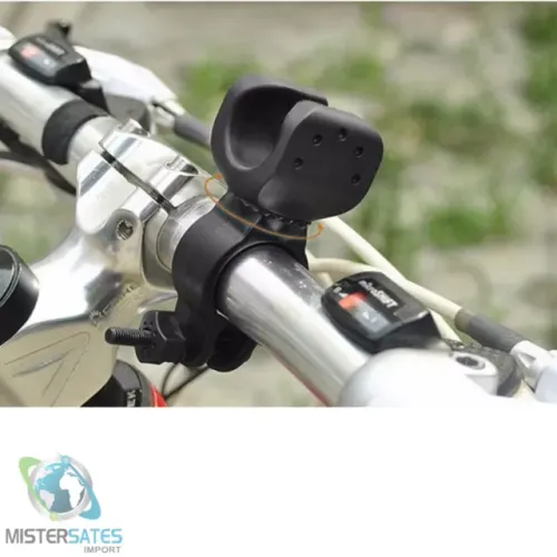Suporte lanterna tática guidão bicicleta BIKE gira 360° - COD 241