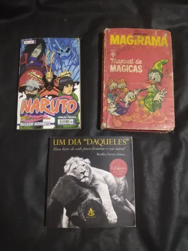 Exemplares para coleção 3 peças em boas condições