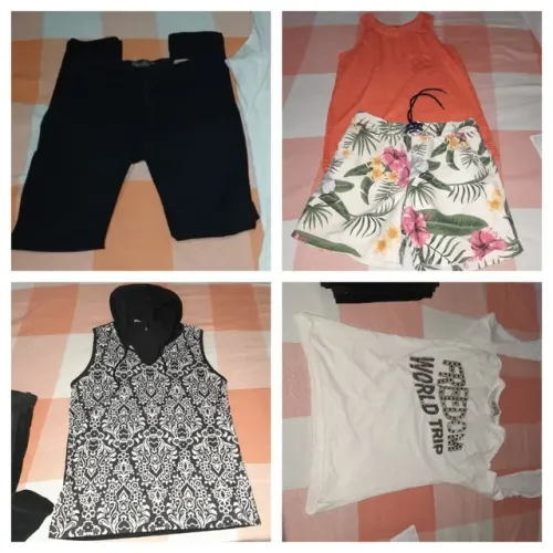 Lote 4 peças masculino  36/P ZARA-leia