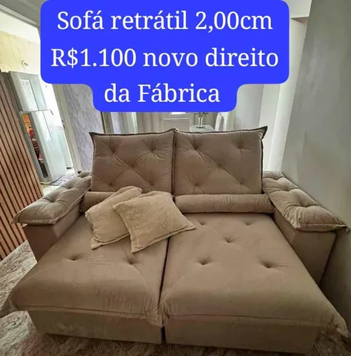 Sofá retrátil e Reclinável Luxo !!