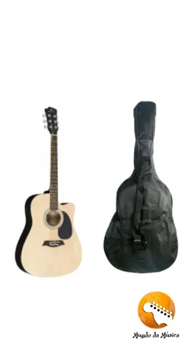 KIT-  Violão Folk MICHAEL + Capa Bag Para Violão 