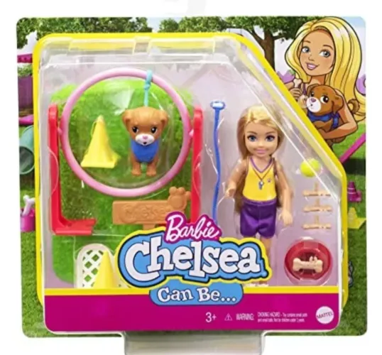 Barbie Chelsea com Pet e Acessórios