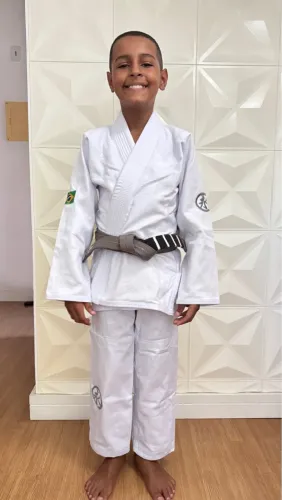 Kimono Keiko Trançado Branco (novo na etiqueta)
