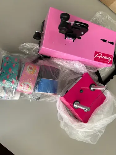 Máquina de laços, máquina de corte e furador de EVA e papel