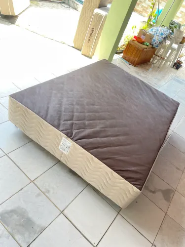 COLCHÃO ORTOBOM CASAL + BASE 