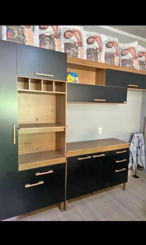 Armário de Cozinha Preto