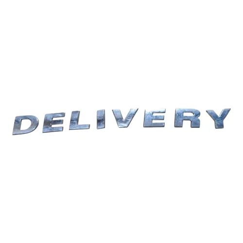 Emblema Logotipo Letreiro Delivery Grade Vw *0 Orig. Prata