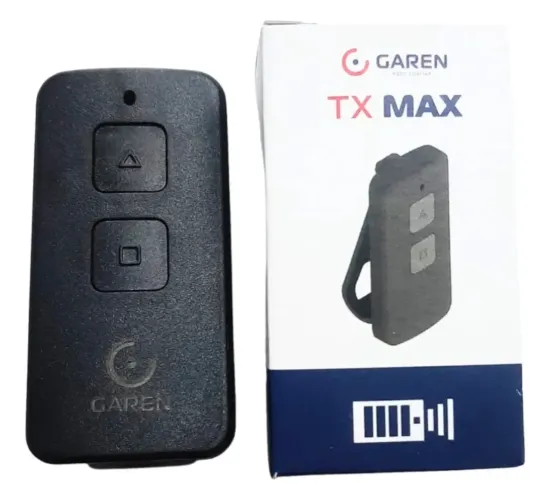 Controle Remoto Portão Eletrônico 433 TX MAX GAREN