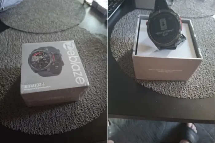 Smartwatch Zeblaze Stratos 4 OriginaL Anatel - GPS - Lanterna - Led Bussola - NF - Novo