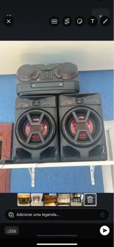 Mini system Som LG Novo