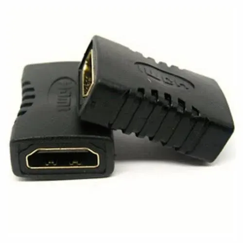 Emenda Adaptador HDMI Fêmea para Macho - Prateado