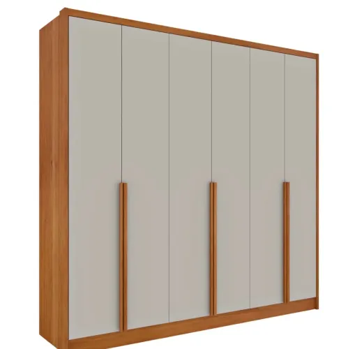 Guarda Roupa Fortuna Casal 6 Portas 6 Gavetas p76