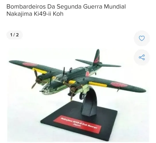 Miniatura Nakajima Ki-49-ii Koh