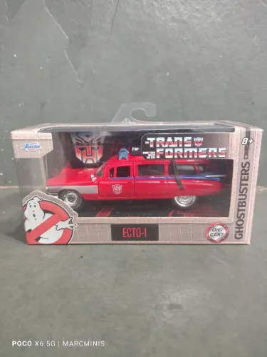 Miniatura Cadillac 1959 Ecto-1 Ghostbusters Caça Fantasmas 1:32 Jada Toys