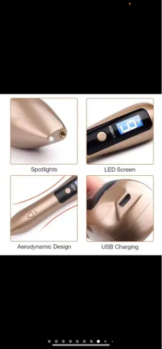 Caneta Removedora de Manchas e Verrugas com LED