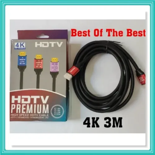 Cabo Hdmi 2.0Hdr 4k 3d HDTV Premium 19 Pinos Ps4 Xbox Notebook 3 Metros