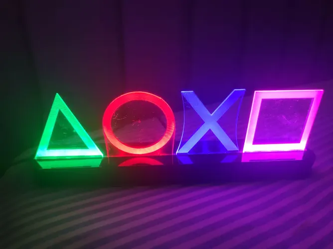 Luminária led Playstation
