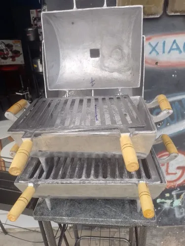 Churrasqueira de alumínio para comércio