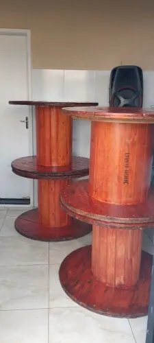 Mesa Rústica Carretel