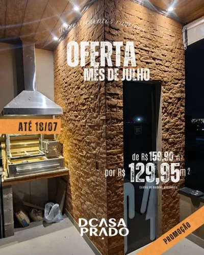 Tijolinho Aparente Tipo Brick - Instalação profissional