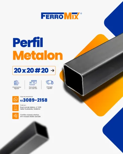 Ferragens para Construção - Ferro e Aço - Telha -  Coluna - Vergalhão - Parcelado