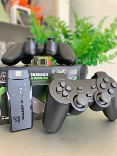 Game Stick Retro 4K 2 Controles Sem Fio + De 20.000 Jogos o mais completo!