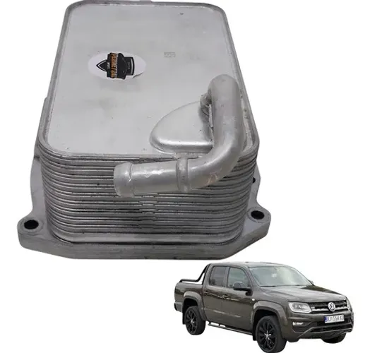 Radiador Resfriador Oleo Motor Vw Amarok 3.0 V6 2018 2024