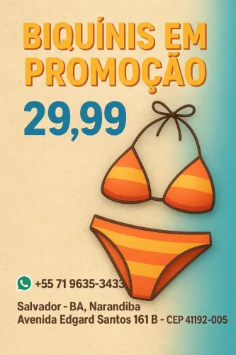PROMOÇÃO DE BIQUÍNIS