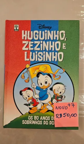 Livro Huguinho Zezinha e Luisinho 