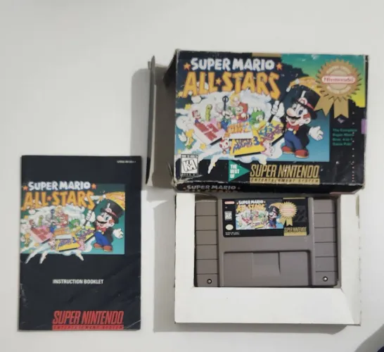 Super Mario All Stars Super Nintendo Original
