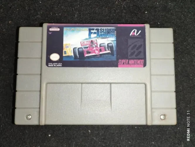 Jogo Super Nintendo Aguri Suzuki F-1 Super Driving