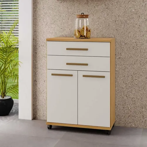 Balcão Organizador com Gavetas e Rodinhas l65