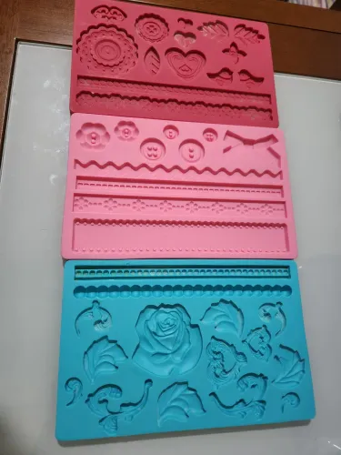 Placa de silicone para pasta americana- kit 11