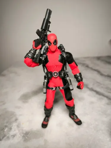 Deadpool Mezco bootleg novo vários acessórios 
