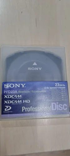 Sony Profissional Disc Xdcam Hd 23gb 2.4x Speed/ Vitesse