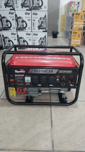 Gerador a gasolina 4T 3.1kva Monofásico Toyama (Novo)
