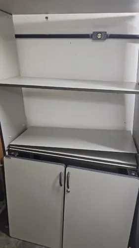 PROMOCAO  CONJUNTO ESCRITORIO, 1 MESA em L, 1 UM ARMARIO TIPO ESTANTE